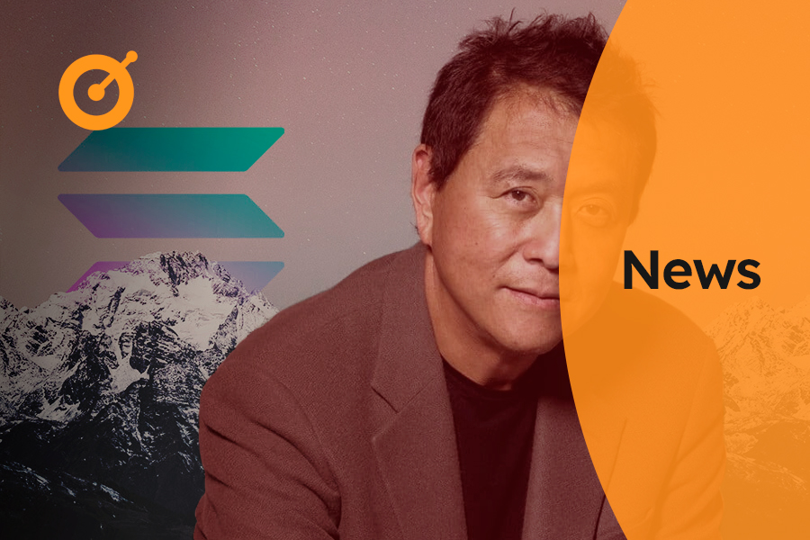 Robert Kiyosaki Explains Why He Decided to Invest in Solana